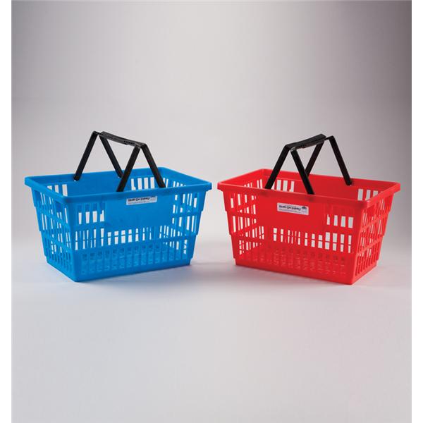 Health Care Logistics Basket Tote Plastic/Fiberglass/Nylon No Lid Blue Rectangle Each - 4023B