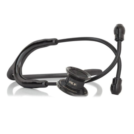 MD ONE - Classic Stethoscope Black 1-Tube Double-Sided Chestpiece - MDF77CBO