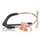MD ONE - Standard Stethoscope Black / Rose Gold 1-Tube Double-Sided Chestpiece - MDF77CRG11
