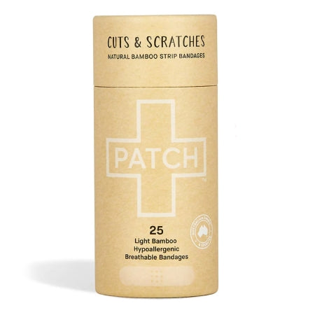 Patch - Adhesive Strip 3/4 X 3 Inch Bamboo Rectanlge Tan Sterile - Nutricare Usa - 35134700000