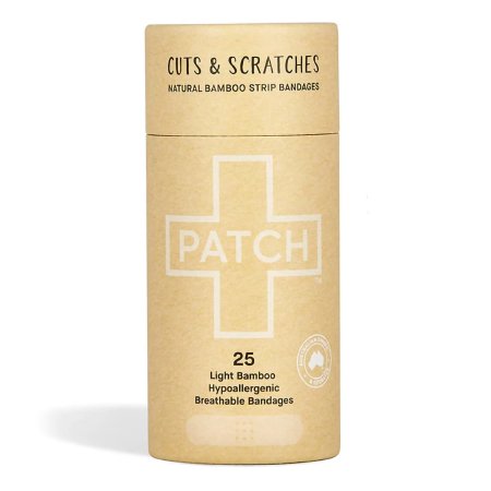 Patch - Adhesive Strip 3/4 X 3 Inch Bamboo Rectanlge Tan Sterile - 35134700000