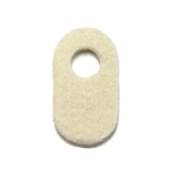 Econoline Products Pad Orthopedic Corn Felt 1-3/8X.75" 3/16" Thick Adhesive Back White 100/Bg - 1008491