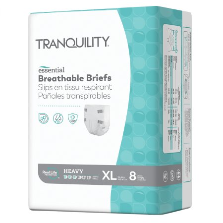 Tranquility Essential - Unisex Adult Incontinence Brief X-Large Disposable Heavy Absorbency - 2747