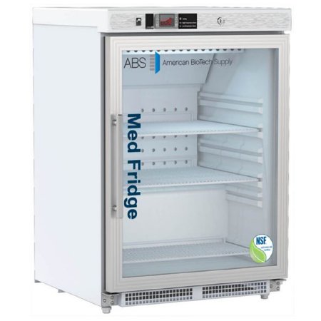 ABS - Undercounter Refrigerator Pharmaceutical 4.6 cu.ft. 1 Swing Glass Door Cycle Defrost - PH-ABT-NSF-UCBI-0404G-ADA
