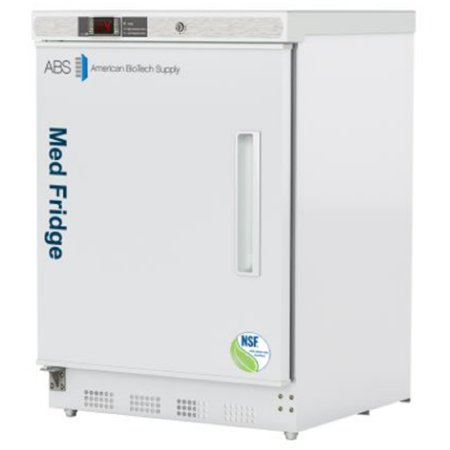 ABS - Undercounter Refrigerator Pharmaceutical 4.6 cu.ft. 1 Swing Solid Door Cycle Defrost - PH-ABT-NSF-UCBI-0404