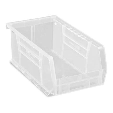 ULINE - Stackable Storage Bin Uline Clear Plastic 3 X 4 X 7-1/2 Inch - S-12414C