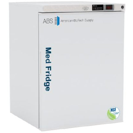 ABS - Undercounter Refrigerator Pharmaceutical 5.2 ci.ft. 1 Swing Solid Door Cycle Defrost - PH-ABT-NSF-UCFS-0504