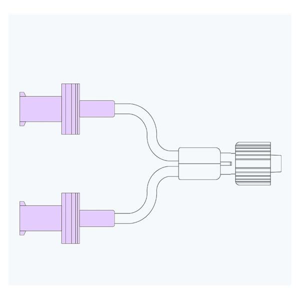 MPS Medical Iv Extension Set Medsafe 3 Bifur M Ll Adptr Mini B-Connector 50/Bx - DB-003-03
