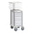 Market Lab - Adjustable Workstation Narrow Pace Cart 4 Drawers Without Shelves - 107682