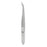 Centurion - Iris Forceps 4 Inch Length Stainless Steel Sterile NonLocking Serrated Thumb Handle Half Curved 1 X 2 Teeth - Medline - 66865