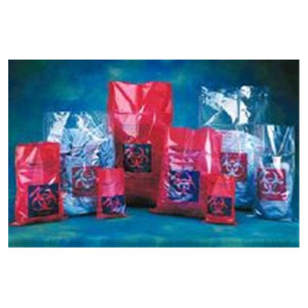 Medical Action Industries Bag Biohazard 24X36" Polypropylene Clear 2Mm Symbol Autoclavable 200/Package - 01826C