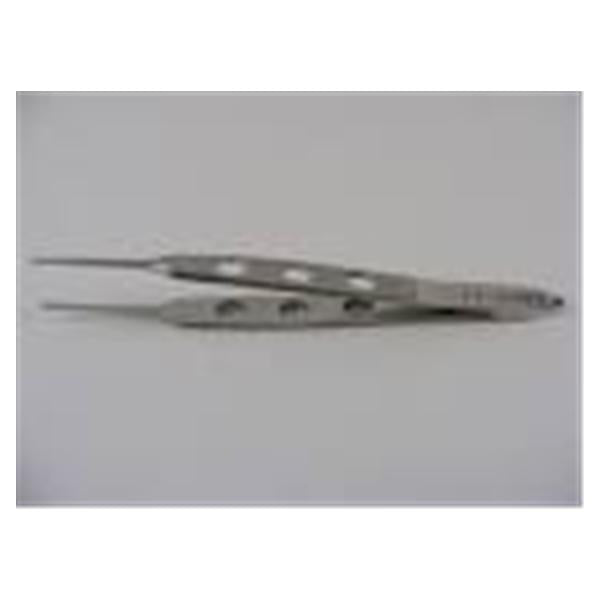 BR Surgical, Forcep Thumb Bishop Harmon 3-1/2" 0.8Mm Tip Straight 1X2 Teeth Ss Ea - BR42-94208