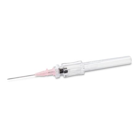 TrueSafe - Peripheral IV Catheter 20 Gauge 1 Inch Button Retracting Safety Needle - Medsource International - MS-843203