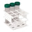 Market Lab - Half Size Test Tube Rack 9 Place 50 mL Tube Size White 3-1/3 X 4-1/3 X 4-1/3 Inch - 5317-WH