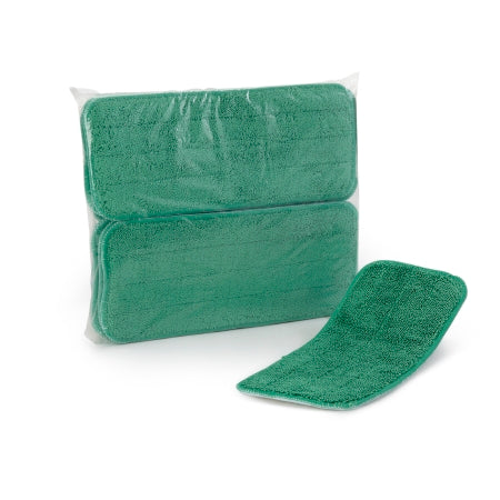 Wiper Central Usa - Wet Mop Pad Bound Edge Green Polyester / Polyamide Reusable - M830013G