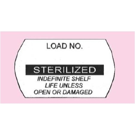 Healthmark Industries - Pre-Printed Label Laboratory Use Black / White Sterilized Black Sterilization Label - H369023S