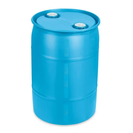 Uline - Plastic Drum Blue Polyethylene 30 gal. Capacity - S-11861