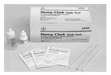 Siemens Hema-Chek Rapid Test Kit Colorectal Cancer Screening Fecal Occult Blood Test (FOBT) Stool Sample 100 Tests - 10313436