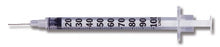Becton Dickinson Micro-Fine Insulin Syringe with Needle 1 mL 27 Gauge 5/8 Inch Attached Needle Without Safety - 329412