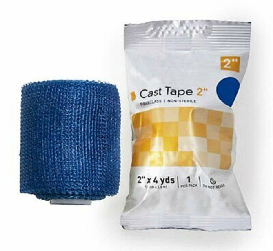 Cast Tape 2 Inch X 4 Yard Fiberglass Light Blue (Logo)
