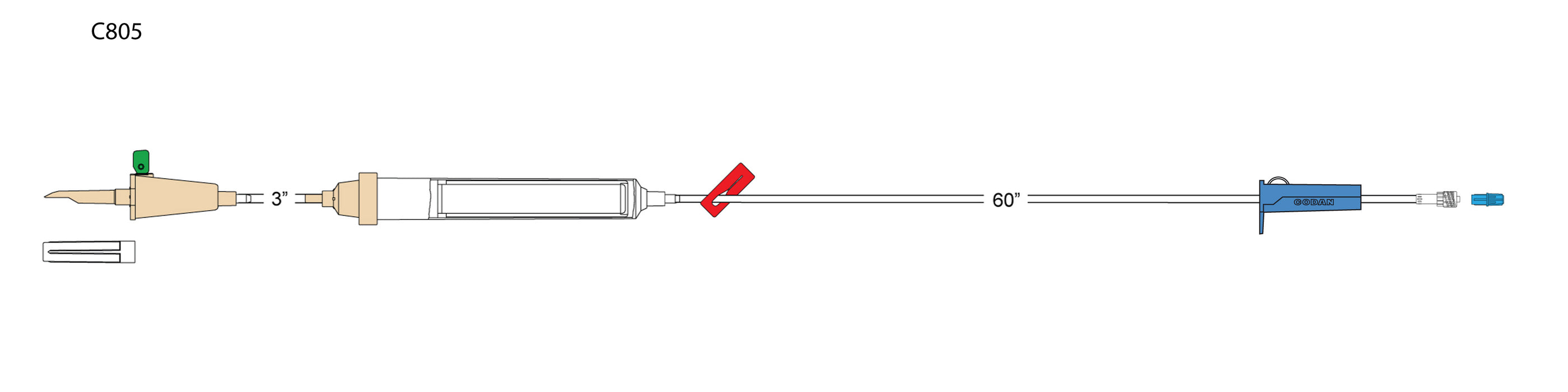 DMIN SET, BLOOD 20DRP 1ML/21ML
