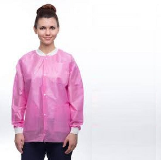 Long Sleeves Knee Length Lab Coat