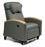 Lumex Ortho-Biotic II Wood Cap Arm Recliner Vintage Gold Tente Caster Tente Caster