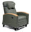 Lumex Ortho-Biotic II - Wood Cap Arm Recliner Vintage Gold Tente Caster - FR597G401