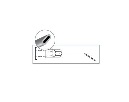 Hydrodissection Cannula 8 mm Bend