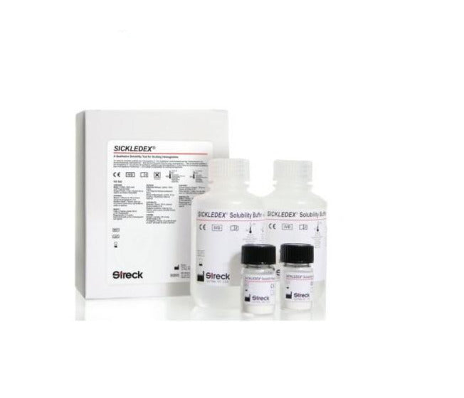 Sickledex - Test Kit Solubility Test Sickle Cell Disease / Sickle Cell Trait Whole Blood Sample 12 Tests - 217661