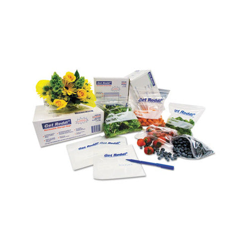 Food Bags 24 qt, 24 qt, 1 mil, 12" x 30", Clear, 500/Carton