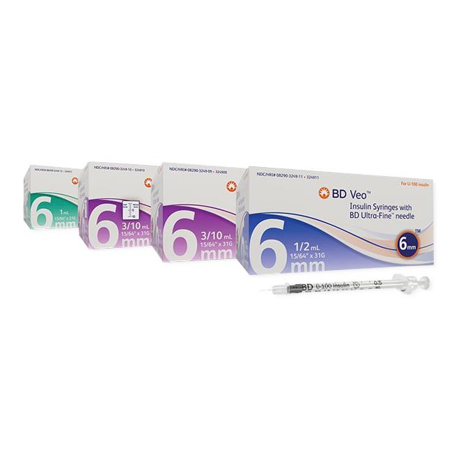 Ultra-Fine Insulin Syringe with Needle