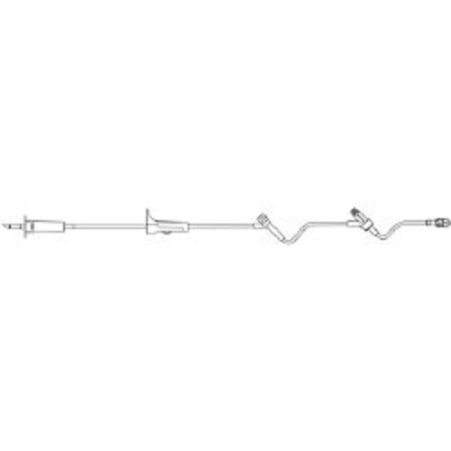 MaxGuard Administration Set 15 Drops / mL Drip Rate 112 Inch Tubing