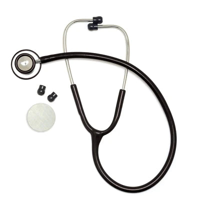 Panascope - Classic Stethoscope Black 1-Tube 22 Inch Tube Double-Sided Chestpiece - 510