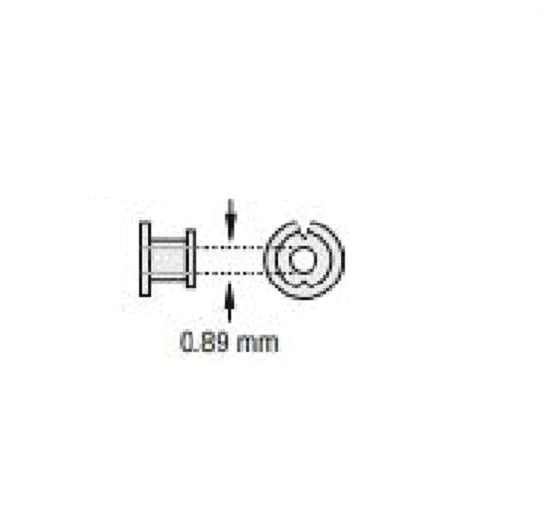 Olympus America - Ear Ventilation Tube Mini Reversible 0.89 mm Inner Diameter Silicone - 240042