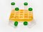 Caplugs - Stool Specimen Container 30 X 93 mm 30 mL (1 oz.) Screw Cap with Sampling Device Unprinted Sterile - 222-3534-G80