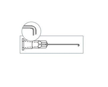 Hydrodissection Cannula 1 mm Bend