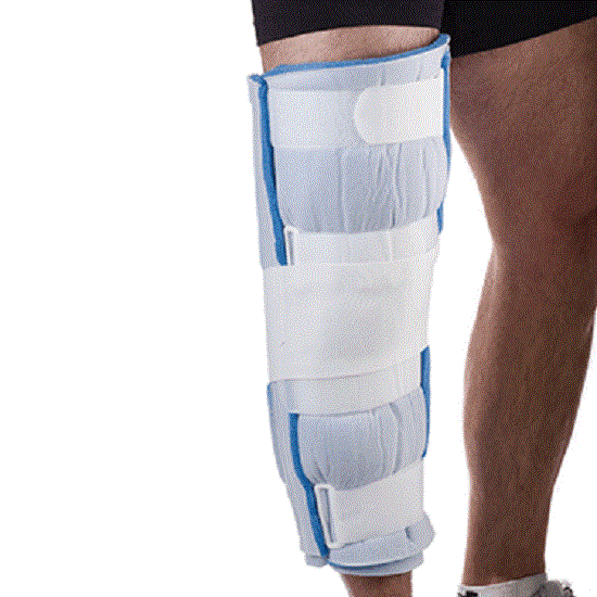 Corflex - Knee Immobilizer One Size Fits Most Loop Lock Closure Left or Right Knee - 92-5120-000
