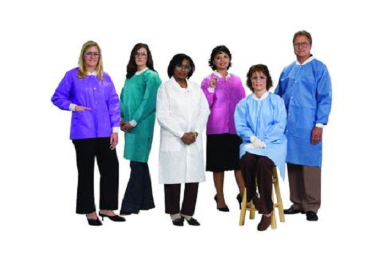 Lab Coat White Medium Long Sleeves