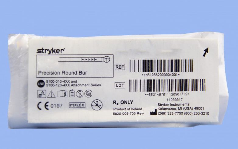 Stryker - Bur 3 mm Diameter Round Tip - 5820-009-030