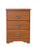 Georgetown Collection - Bedside Chest 18 X 21 X 30 Inch 3 Drawers - A31T-31BQS