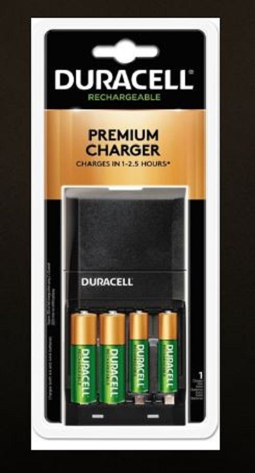 Duracell is4000 Battery Charger 4 Batteries