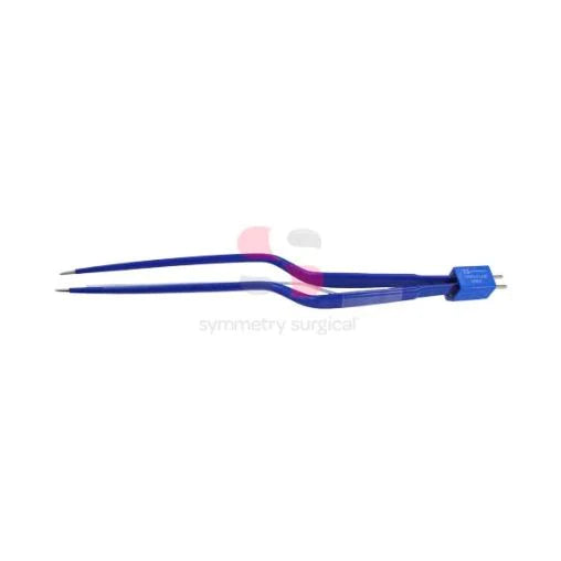 Olsen - Bipolar Forceps 4-1/4 Inch Working Length NonLocking Bayonet Handle Straight Smooth Insulated 1 mm Tips - 20-0421