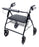 Lumex Walkabout Contour Imperial - Bariatric 4 Wheel Rollator Imperial Blue Adjustable Height / Folding Aluminum Frame - RJ4405B