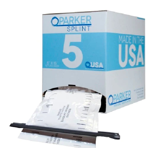 Parker Splint - Padded Splint Roll 5 Inch X 15 Foot Fiberglass White - PS5L1