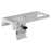 Metal DETECTO Sharps Container Holder with Accessory Rail for Rescue Cart