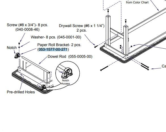 Paper Roll Bracket