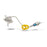EZ Huber Huber Infusion Set 20 Gauge 3/4 Inch Needless Y Site