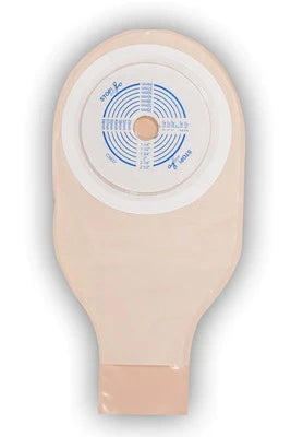 ActiveLife - Ostomy Pouch One-Piece System 12 Inch Length 1-1/2 Inch Stoma Drainable Pre-Cut - 22760