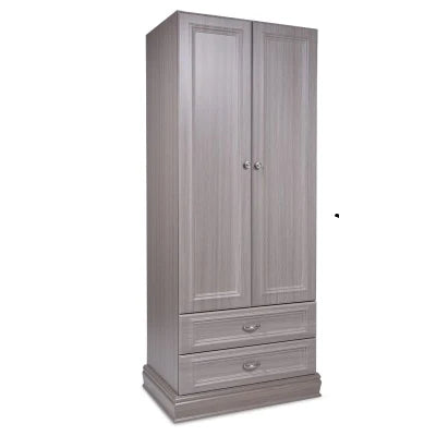 Magnolia Collection - Wardrobe Shaker Cherry 22 X 36 X 76 Inch 2 Drawers Double Door - B022-34
